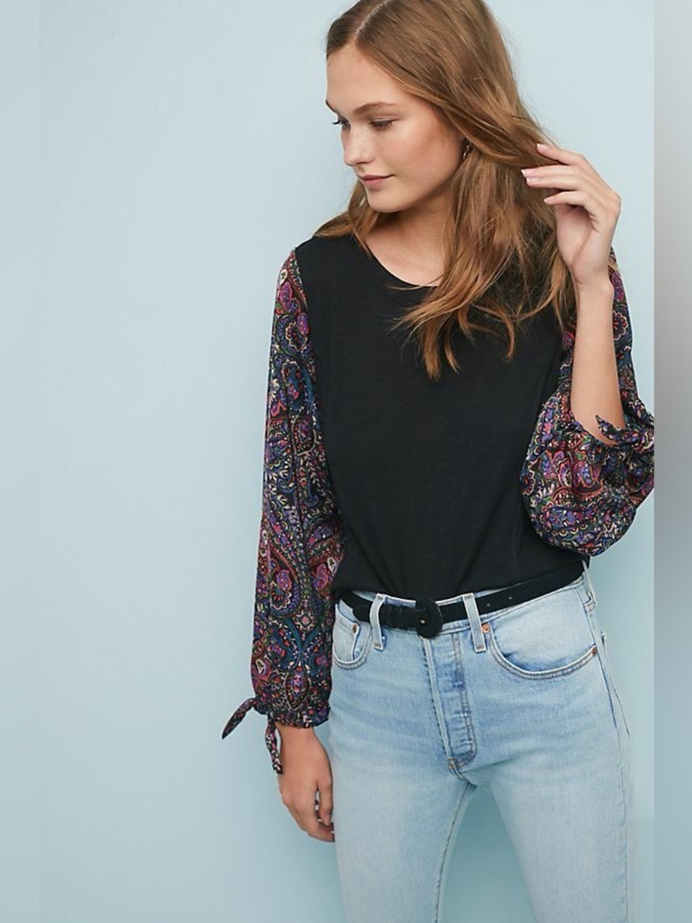 Akemi + Kin - Maybelle Tied Sleeve Top